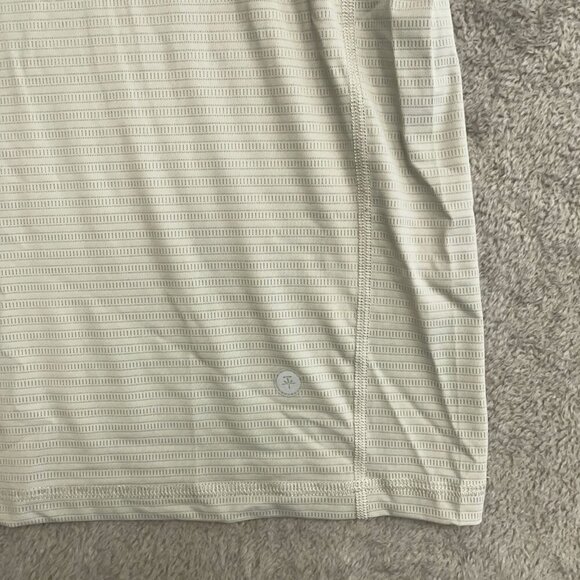NWOT Soybu Men's M Light Grey Performance Active T-Shirt Striped - Picture 7 of 8